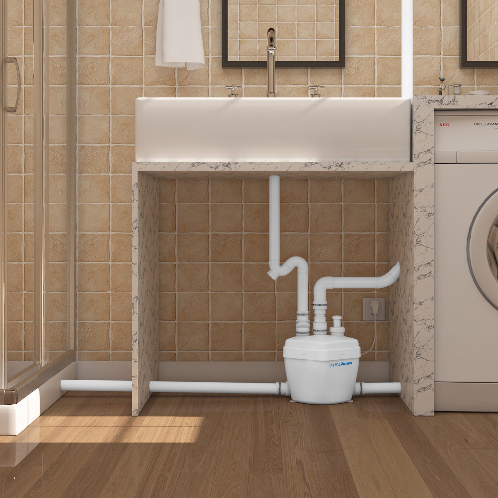 Compact Residential Drain Pump for Efficient Waste Water Removal